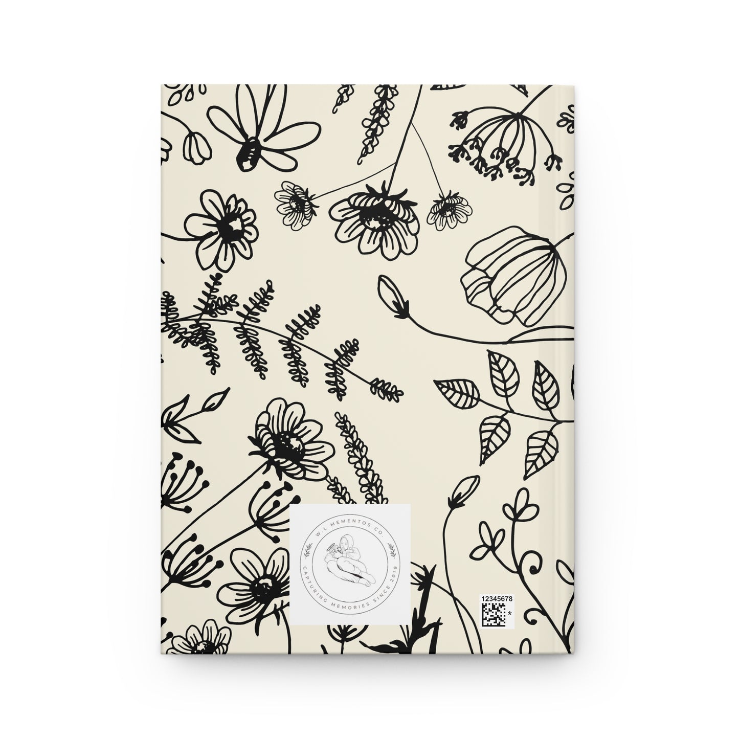 Matte Hardcover Journal, Loss Journal for Mom, Grief Diary, Remembrance Notebook, Sympathy Gift, Bereavement Gift, Memorial Writing Book