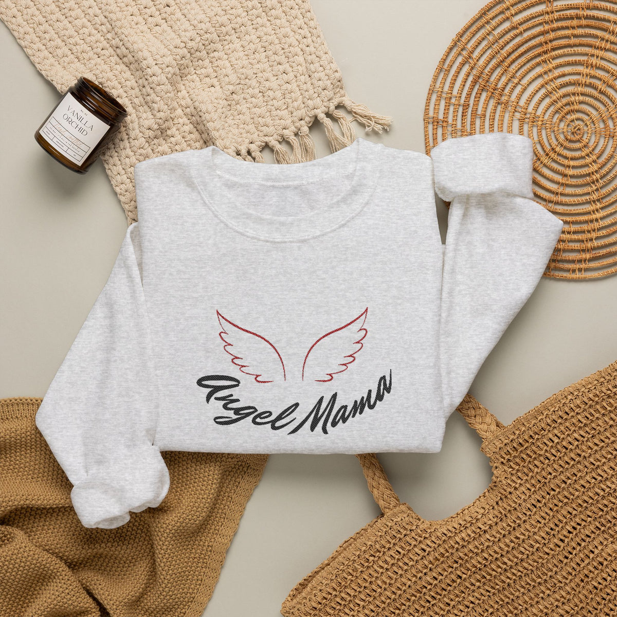 Angel Mama Crewneck Sweatshirt