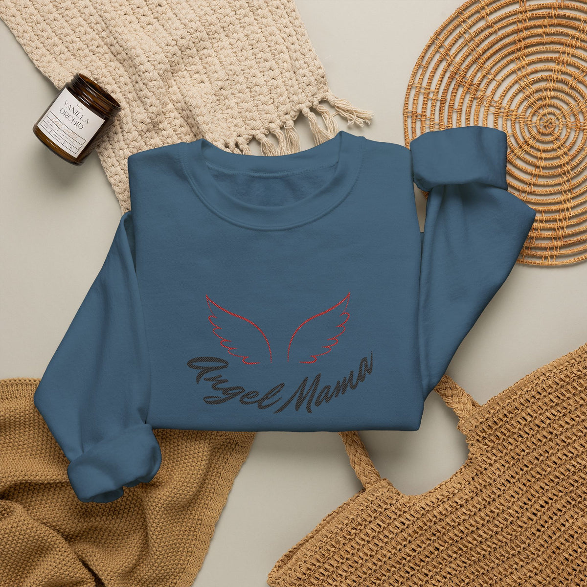 Angel Mama Crewneck Sweatshirt