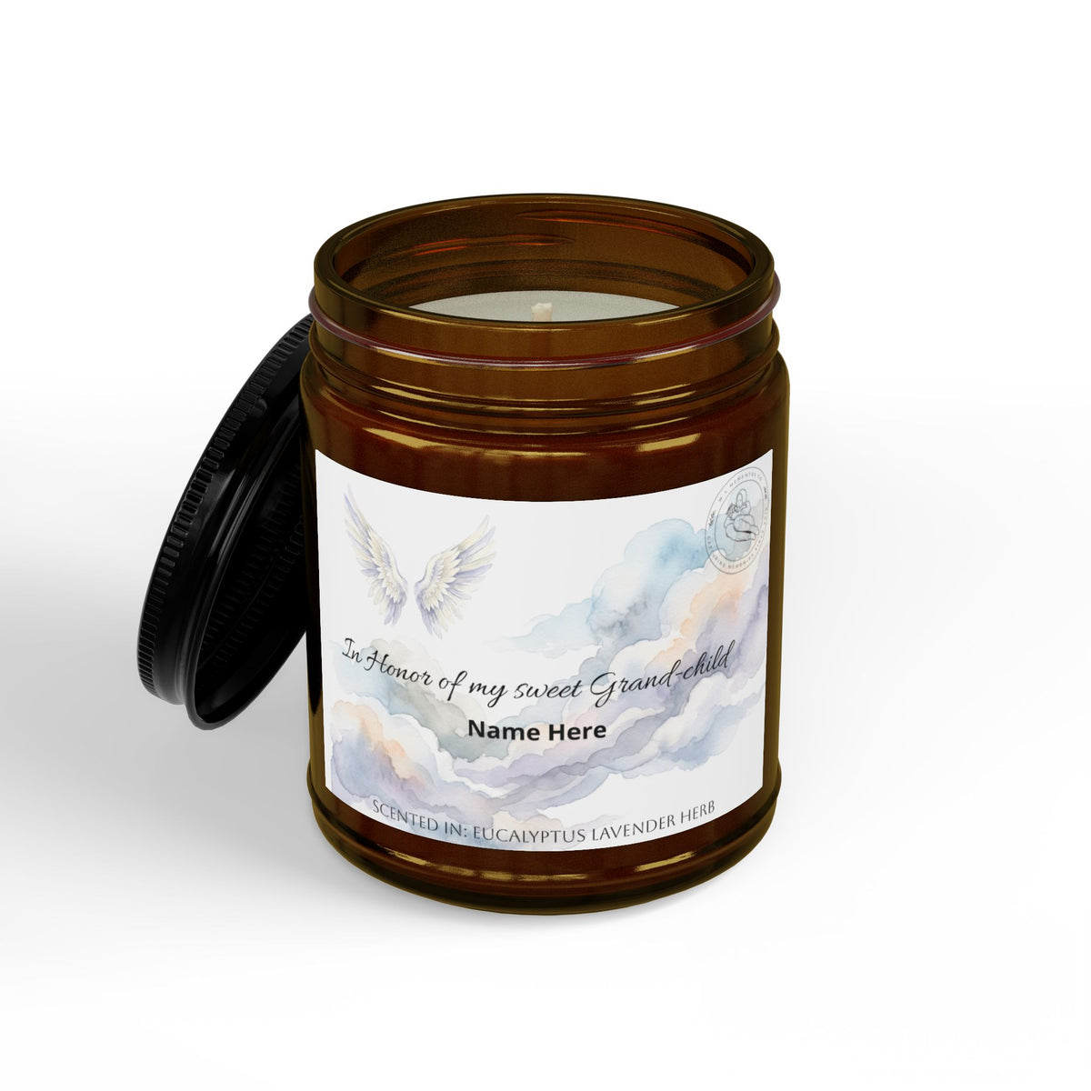 "In honor of my Grand-Child- Soy Candle