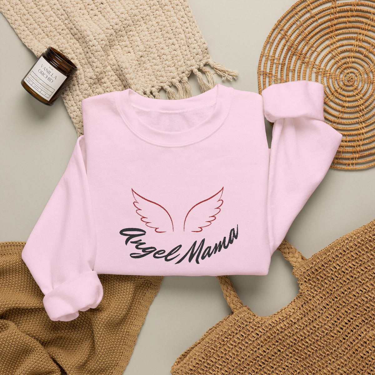 Angel Mama Crewneck Sweatshirt