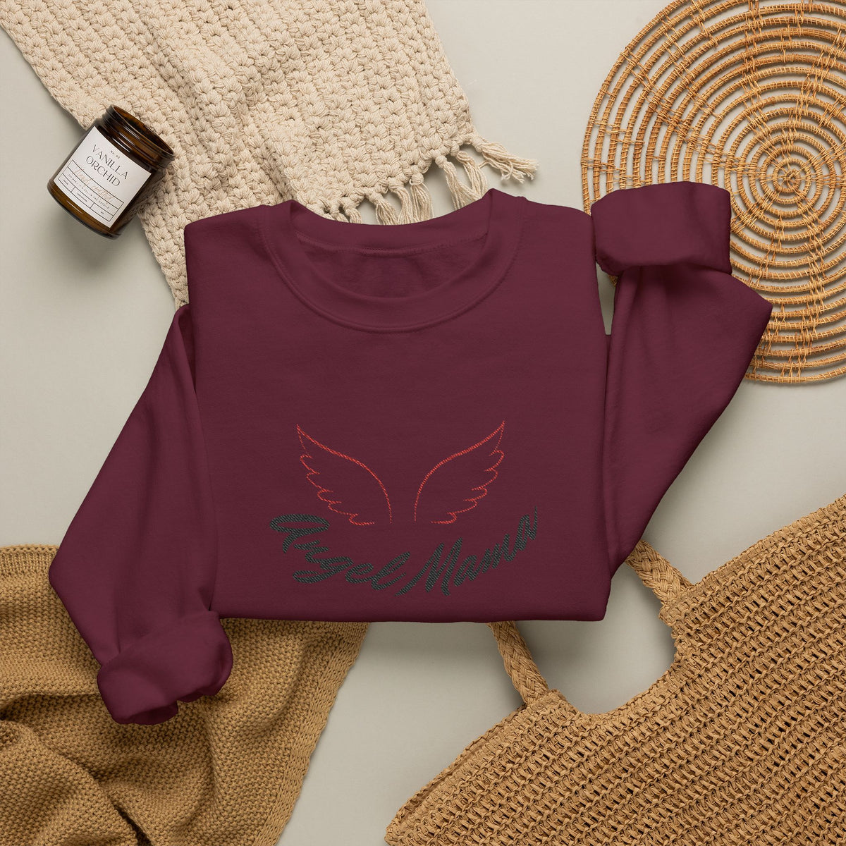 Angel Mama Crewneck Sweatshirt