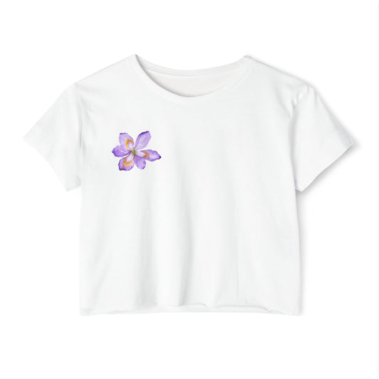 “Healing isn’t Linear” crop top