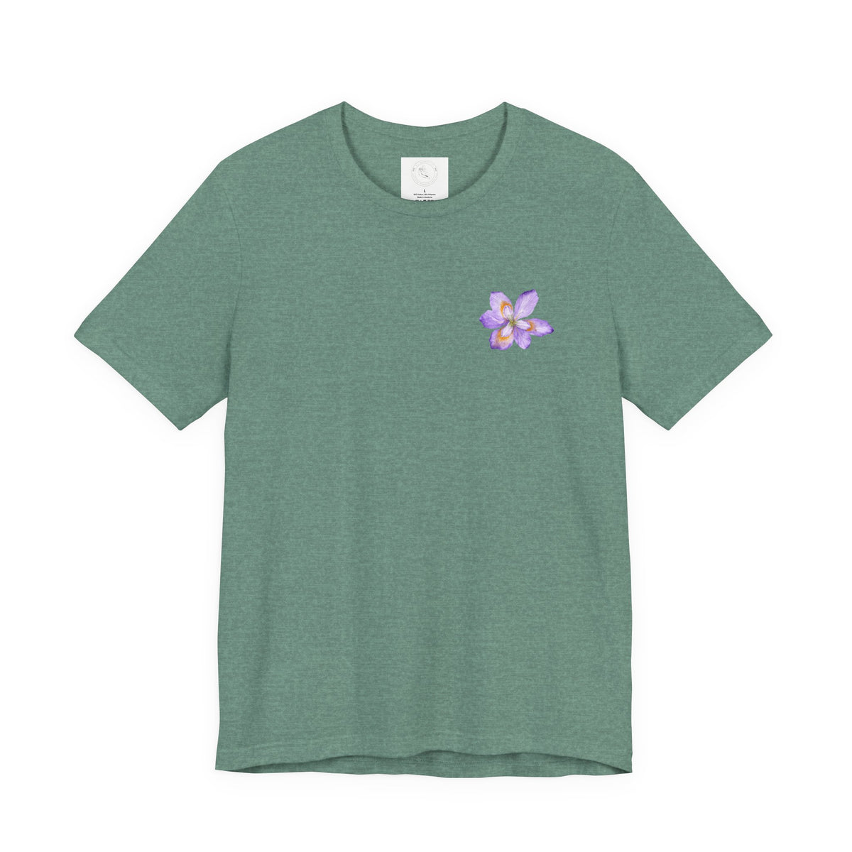 Healing Is Not Linear Floral Tee | Inspirational Unisex Jersey Shirt, Self-Care Gift, Therapy Apparel, Motivational Shirt