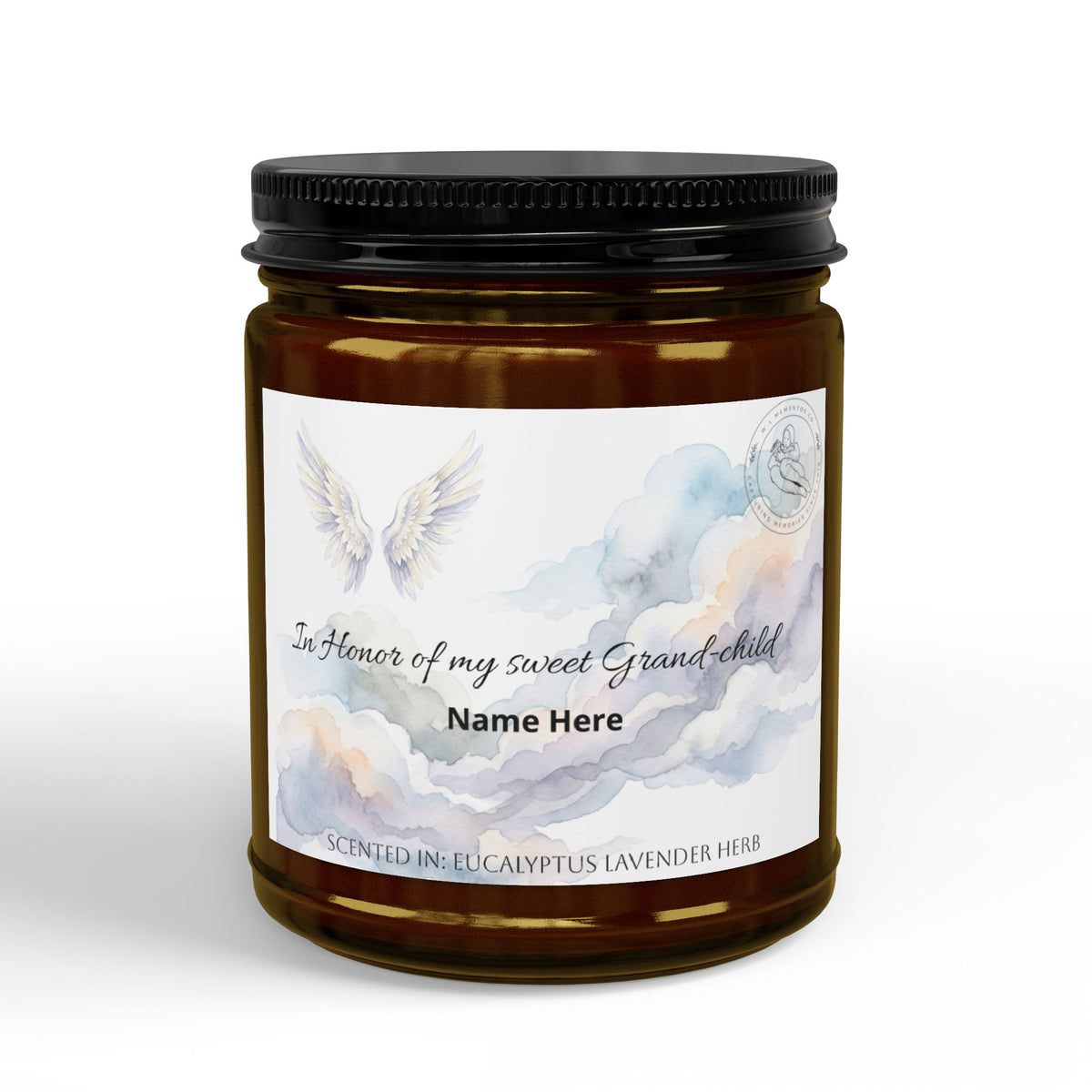"In honor of my Grand-Child- Soy Candle