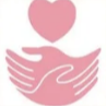 Heart symbol with a hand and a foot, often used to represent unity or support.
