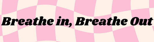 Mindful Bumper Stickers - Breathe In Breathe Out Car Decal, Relaxation Vinyl Sticker, Meditation Quote Auto Adhesive Label, Yoga Gift,